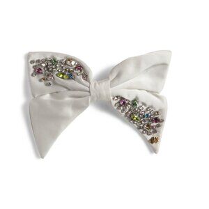 LELE SADOUGHI Rainbow Libby Swarovski Crystal Embellished Bow Barrette